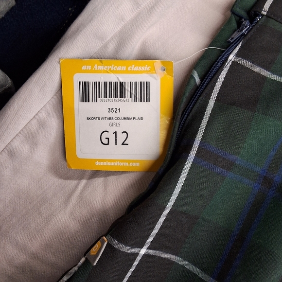 Columbia Green and Blue Wrap Skort Casual Mini - Picture 5 of 17